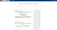 Desktop Screenshot of come-vincere-al-casino.blogspot.com