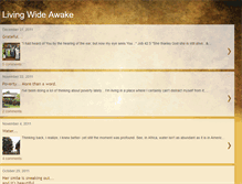 Tablet Screenshot of livewideawake.blogspot.com