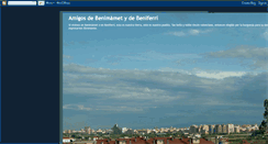 Desktop Screenshot of amigos-de-benimamet.blogspot.com