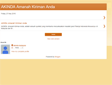 Tablet Screenshot of akinda.blogspot.com
