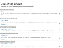 Tablet Screenshot of lightsinthedistance.blogspot.com
