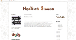 Desktop Screenshot of heatherinasuitcase.blogspot.com