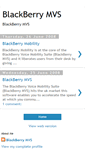Mobile Screenshot of blackberrymvs.blogspot.com