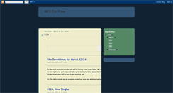 Desktop Screenshot of hotnewmp3.blogspot.com