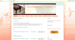 Desktop Screenshot of newliferesidential.blogspot.com