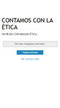 Mobile Screenshot of contamosconetica.blogspot.com