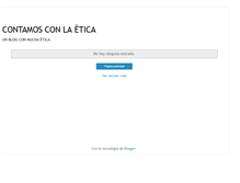 Tablet Screenshot of contamosconetica.blogspot.com