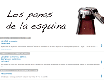 Tablet Screenshot of lospanasdelaesquina.blogspot.com