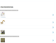 Tablet Screenshot of movieestrenos.blogspot.com