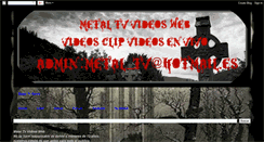 Desktop Screenshot of metaltvvideosweb.blogspot.com