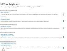 Tablet Screenshot of nxtforbeginners.blogspot.com