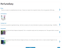 Tablet Screenshot of perfumeduty.blogspot.com