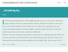 Tablet Screenshot of confessionsofthecaffeinated.blogspot.com