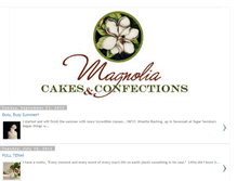 Tablet Screenshot of magnoliacakesandconfections.blogspot.com