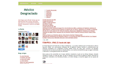 Desktop Screenshot of mexicodesgraciado.blogspot.com