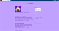 Desktop Screenshot of fultonelks830.blogspot.com