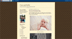 Desktop Screenshot of caryandkelly.blogspot.com