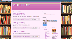 Desktop Screenshot of meoclass2.blogspot.com