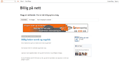 Desktop Screenshot of billigpanett.blogspot.com