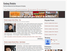 Tablet Screenshot of gudangbiodata.blogspot.com