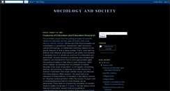 Desktop Screenshot of akhter-sociologyandsociety.blogspot.com