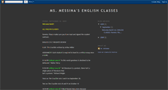 Desktop Screenshot of msmessinaenglishclasses.blogspot.com