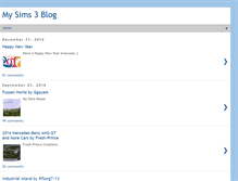 Tablet Screenshot of mysims3blog.blogspot.com