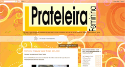 Desktop Screenshot of prateleirafeminina.blogspot.com