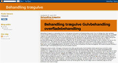 Desktop Screenshot of behandlingtregulve.blogspot.com