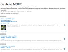 Tablet Screenshot of die-blauwe-giraffe.blogspot.com