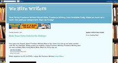 Desktop Screenshot of hire-writer.blogspot.com