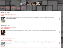 Tablet Screenshot of crick2011-worldcup.blogspot.com