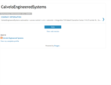 Tablet Screenshot of calveloengineeredsystems.blogspot.com