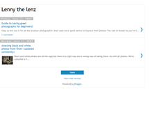 Tablet Screenshot of lennythelenz.blogspot.com