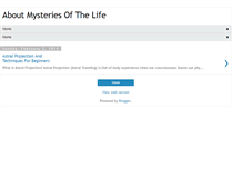 Tablet Screenshot of mystery-zone.blogspot.com
