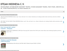 Tablet Screenshot of dteam-indonesia.blogspot.com