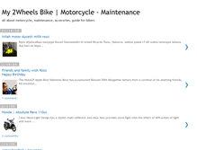 Tablet Screenshot of 2wheels-bike.blogspot.com