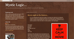 Desktop Screenshot of mysticlogic.blogspot.com