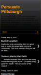 Mobile Screenshot of persuadepittsburgh.blogspot.com