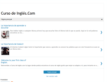 Tablet Screenshot of cursodeinglescom.blogspot.com