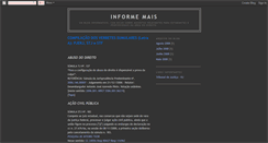 Desktop Screenshot of informemais.blogspot.com