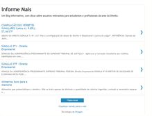 Tablet Screenshot of informemais.blogspot.com