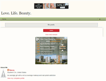 Tablet Screenshot of luvlifebeauty.blogspot.com