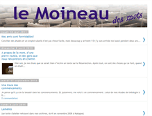 Tablet Screenshot of moineaudesmots.blogspot.com