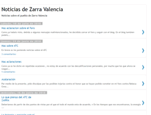 Tablet Screenshot of noticiasdezarra.blogspot.com