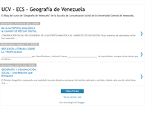 Tablet Screenshot of geografiadevenezuela.blogspot.com