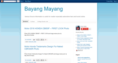Desktop Screenshot of bayangmayang.blogspot.com