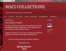 Tablet Screenshot of macicollections.blogspot.com
