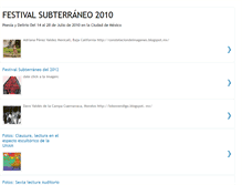 Tablet Screenshot of festivalsubterraneo2010.blogspot.com