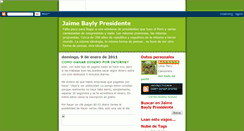 Desktop Screenshot of presidentebayly.blogspot.com